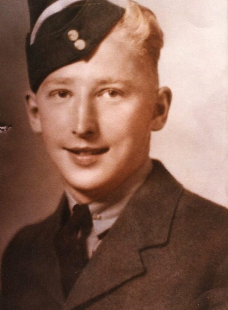 Young man in Airforce uniform